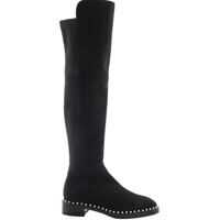Incaltaminte Stuart Weitzman 5050 Black Boots Featuring Pearls