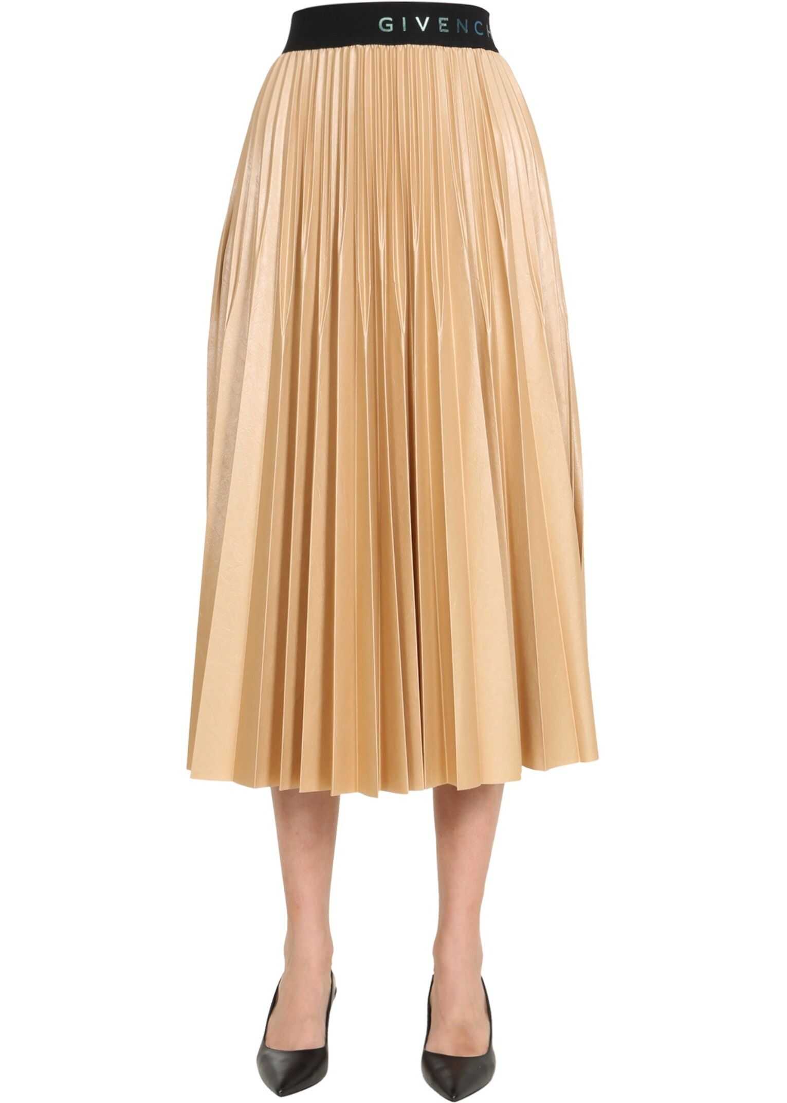 Givenchy Pleated Skirt BEIGE
