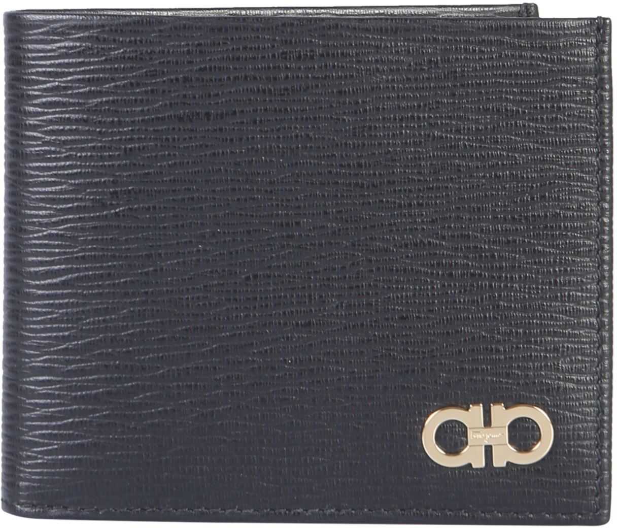 Salvatore Ferragamo Gancini Wallet BLACK