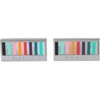 Butoni Multi-Striped Cufflinks Barbati