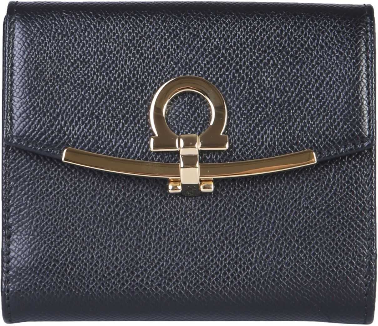 Salvatore Ferragamo Gancini Wallet BLACK