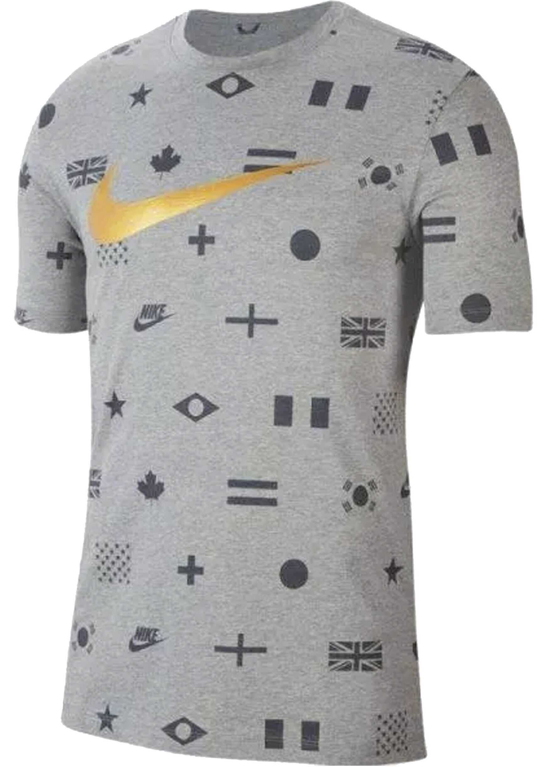 Nike M Nsw Tee Preheat CT6556 Gri/Argintiu