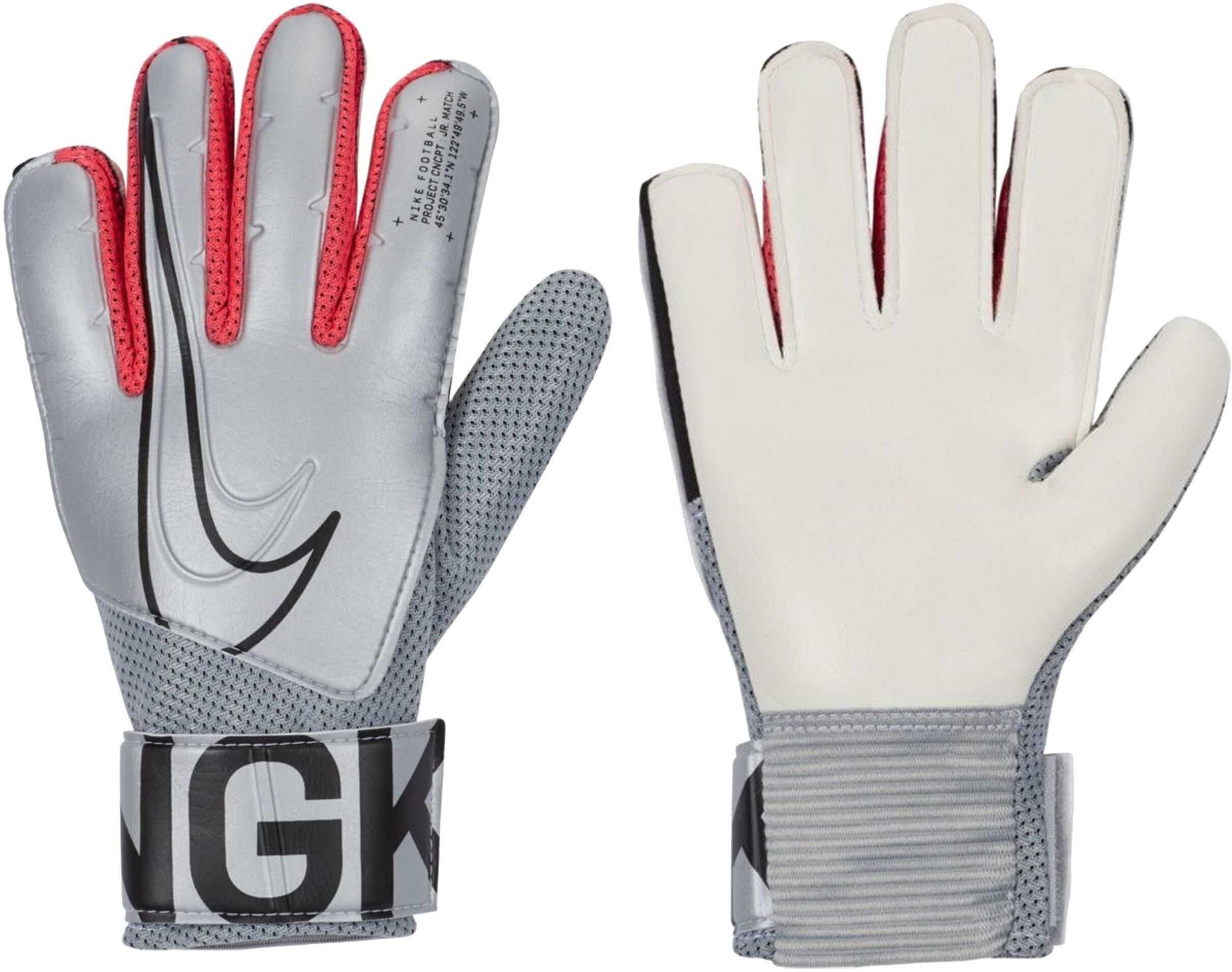 Nike Nk Gk Match Jr-Fa19 GS3883 Gri/Argintiu