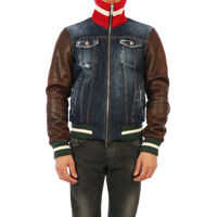 Bomber jacket DSQUARED2 Denim Jacket With Shearling