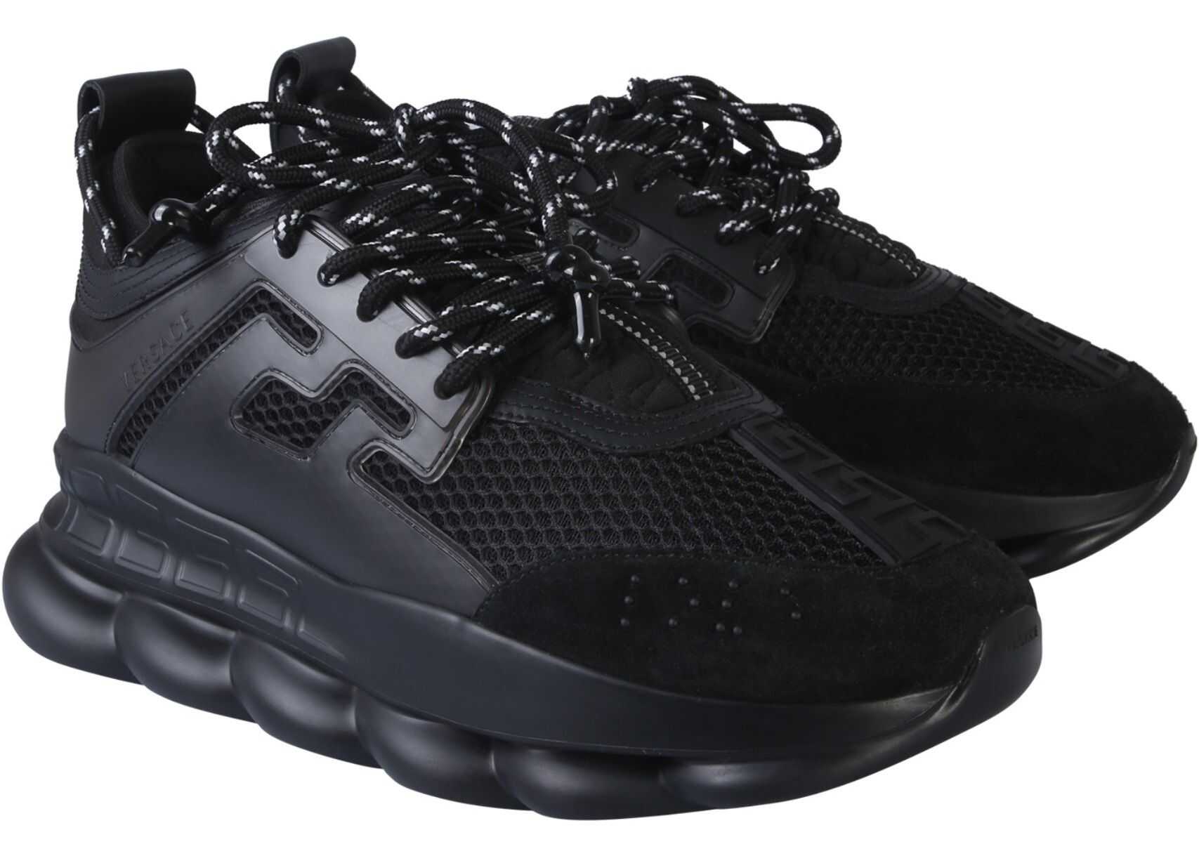 Versace Chain Reaction Sneakers* BLACK