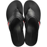 Slapi Elevated Corporate Flip Flop Sandals In Black Barbati