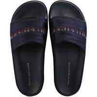 Slapi Webbing Sandal Slide Sandals In Desert Sky Barbati
