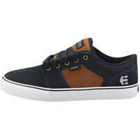 Tenisi Barge Ls Skate Trainers In Navy Brown Barbati