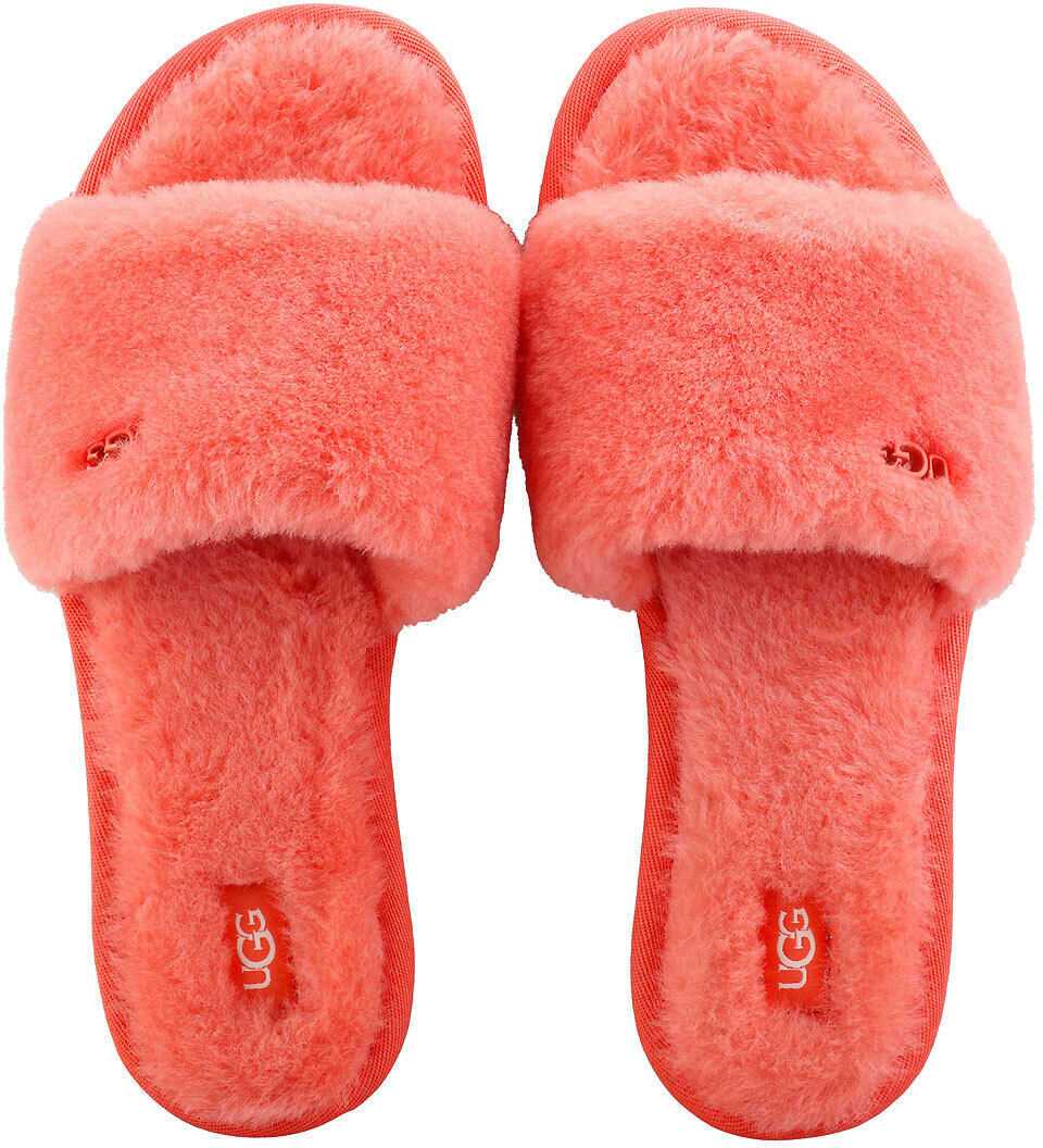 UGG Cozette Slide Sandals In Coral Red