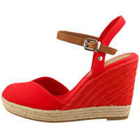 Sandale Basic Closed Toe High Wedge Sandals In Red Femei