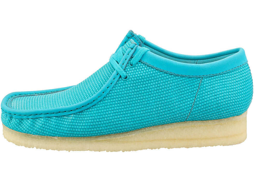 Clarks Wallabee Wallabee Shoes In Teal Blue