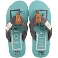 Slapi Badge Beach Sandals In Dark Ash Barbati