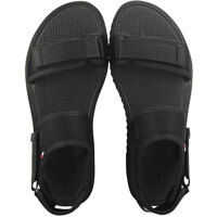 Sandale Chuny Hook And Loop Walking Sandals In Black Barbati