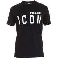 Tricouri Icon Logo T-Shirt In Black Barbati