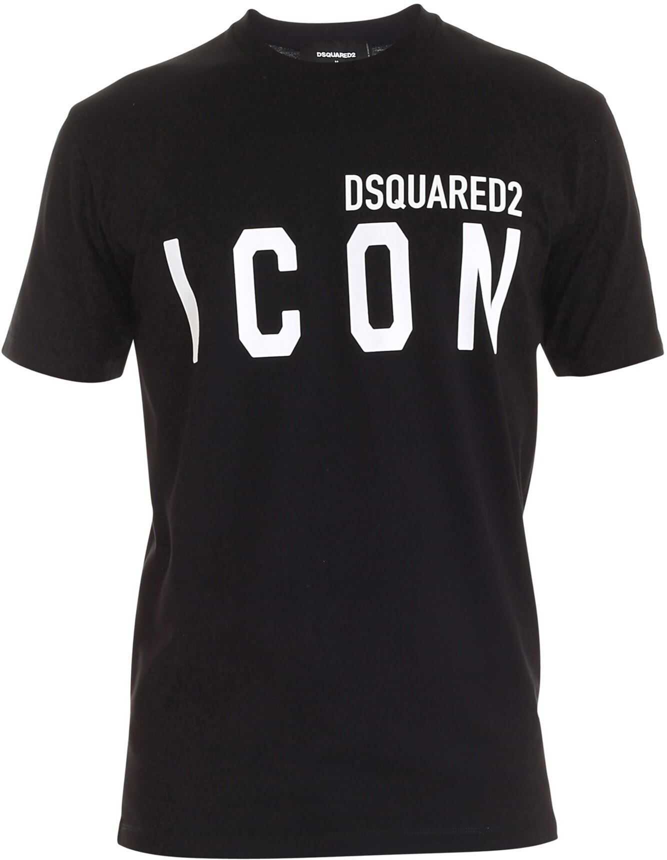 DSQUARED2 Icon Logo T-Shirt In Black Black