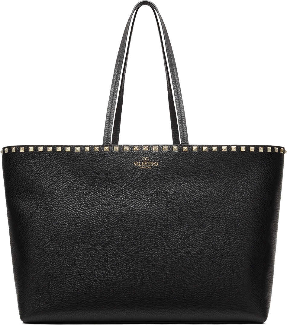 Valentino Garavani Rockstud Shopping Bag Black