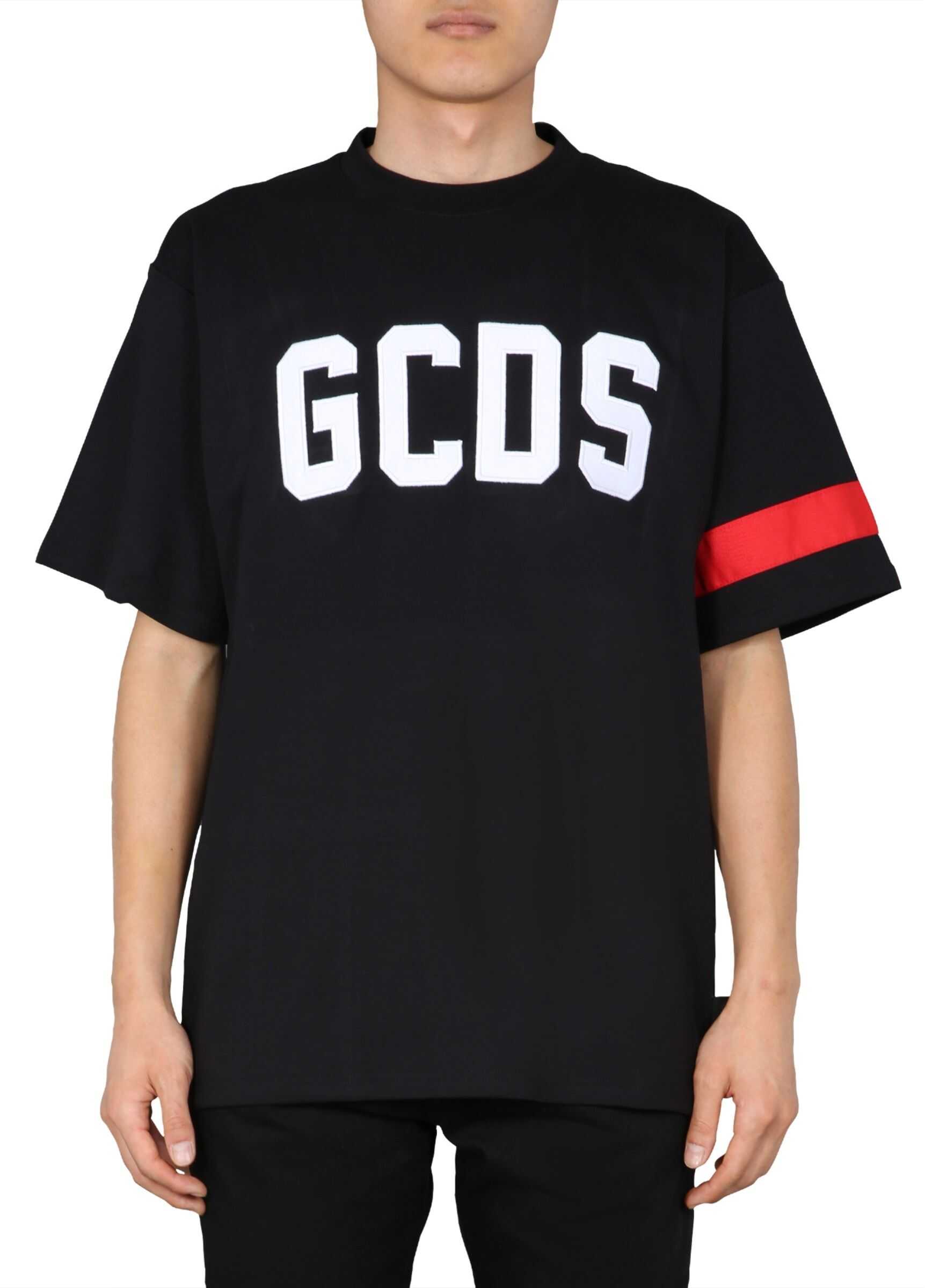 GCDS Round Neck T-Shirt BLACK
