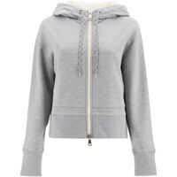 Hanorace Moncler Basic Full Zip Hoodie With Maxi Logo