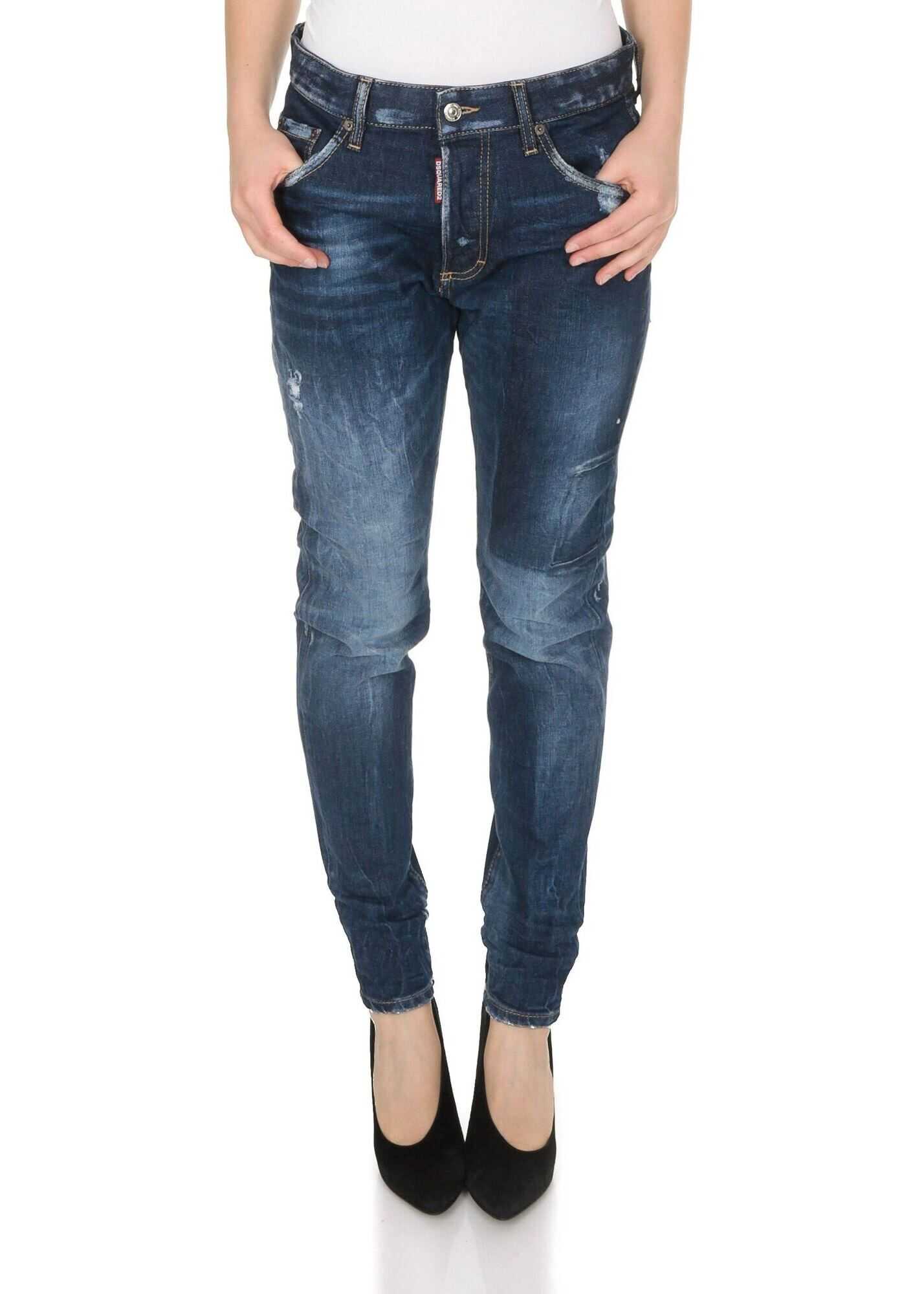 DSQUARED2 Skinny Dan Jeans In Blue* Blue