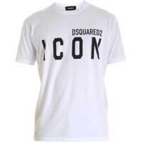 Tricouri Icon Logo T-Shirt In White Barbati
