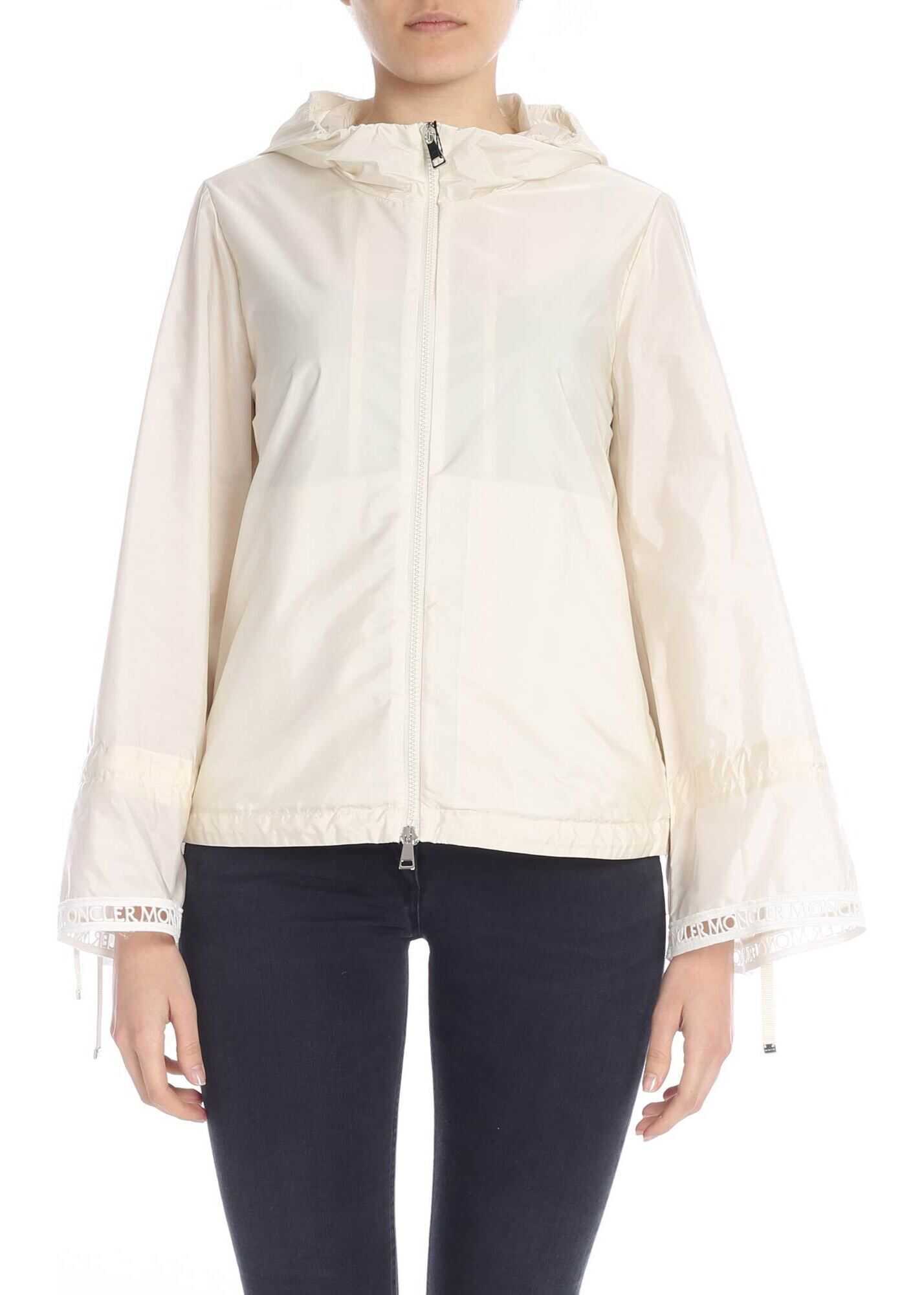 Moncler Addis Jacket In Cream Color* Pink