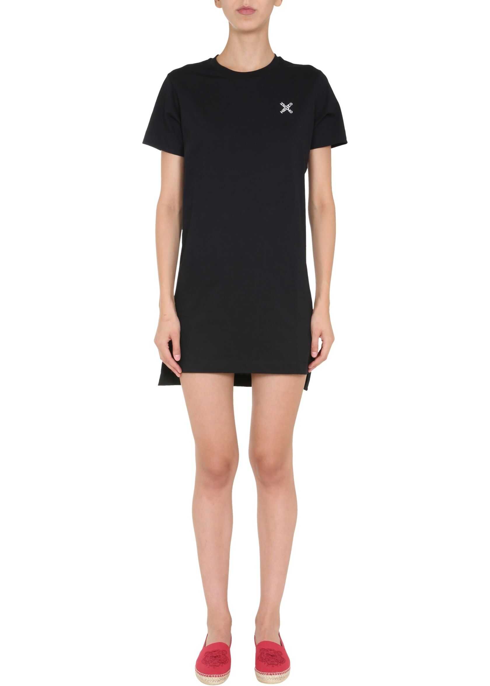 Kenzo Round Neck Dress BLACK