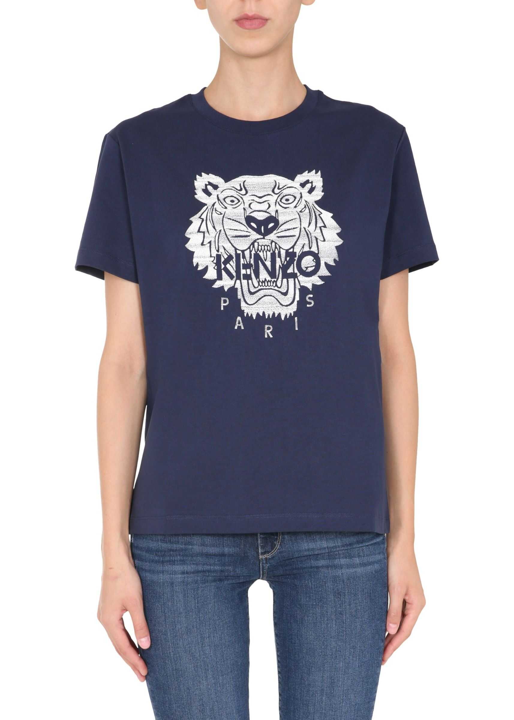 Kenzo Round Neck T-Shirt BLUE