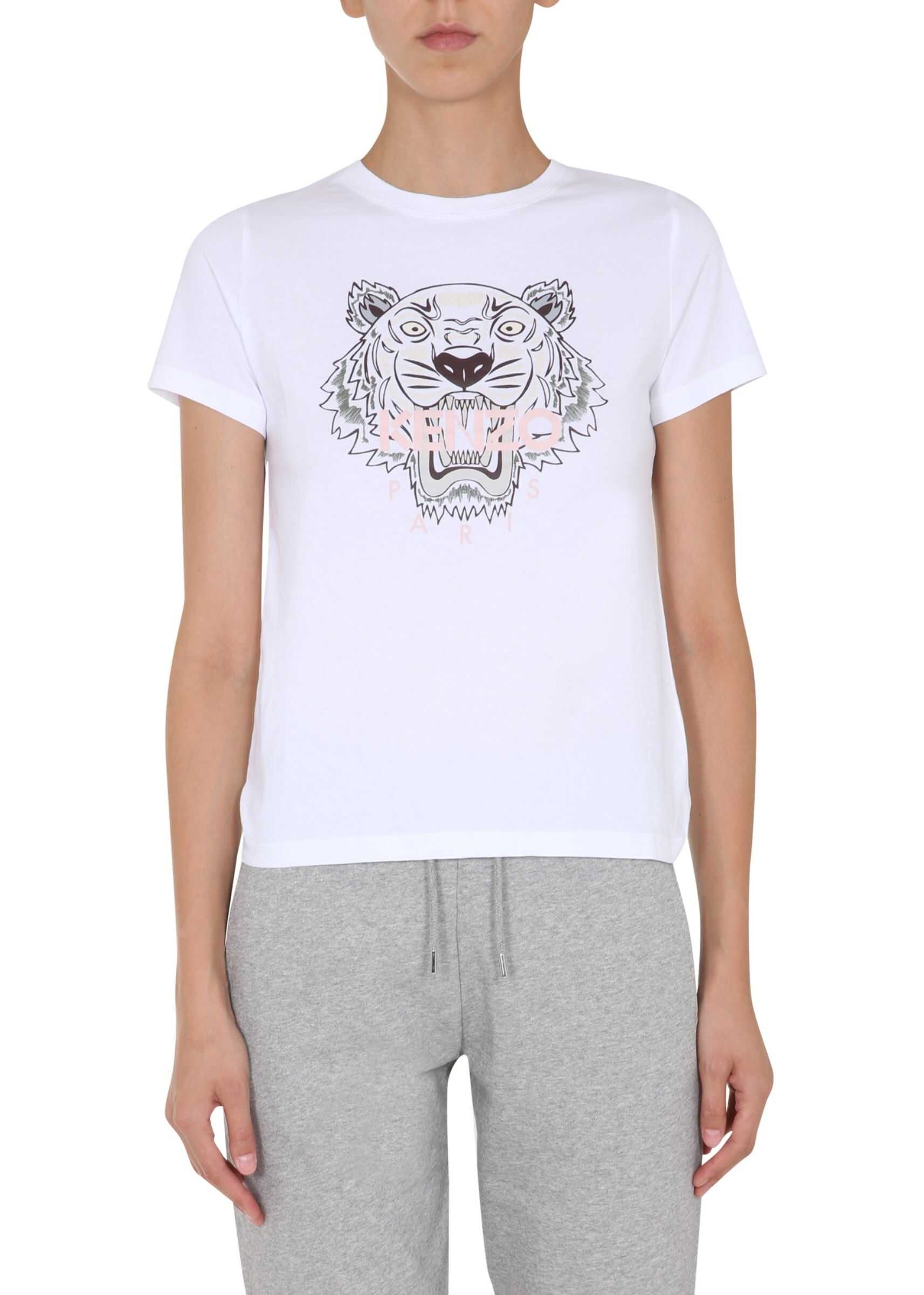 Kenzo Round Neck T-Shirt WHITE