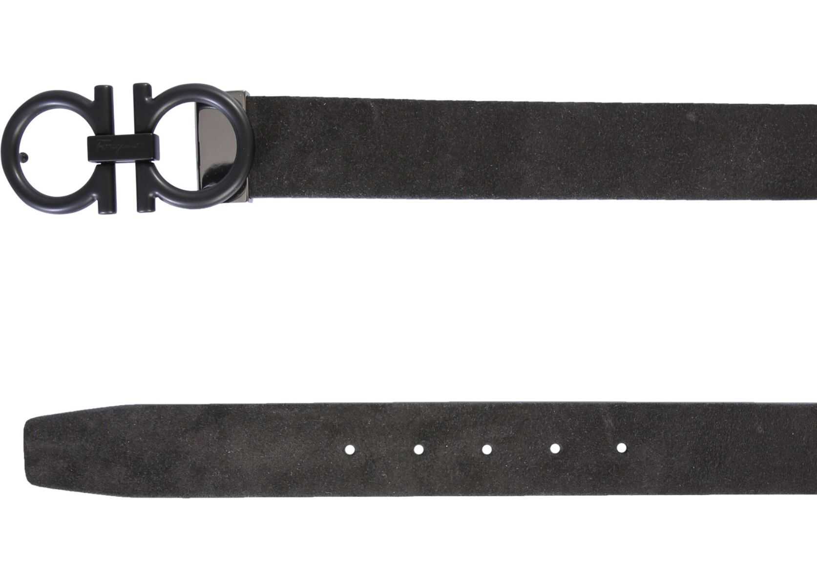 Salvatore Ferragamo Gancini Belt BLACK