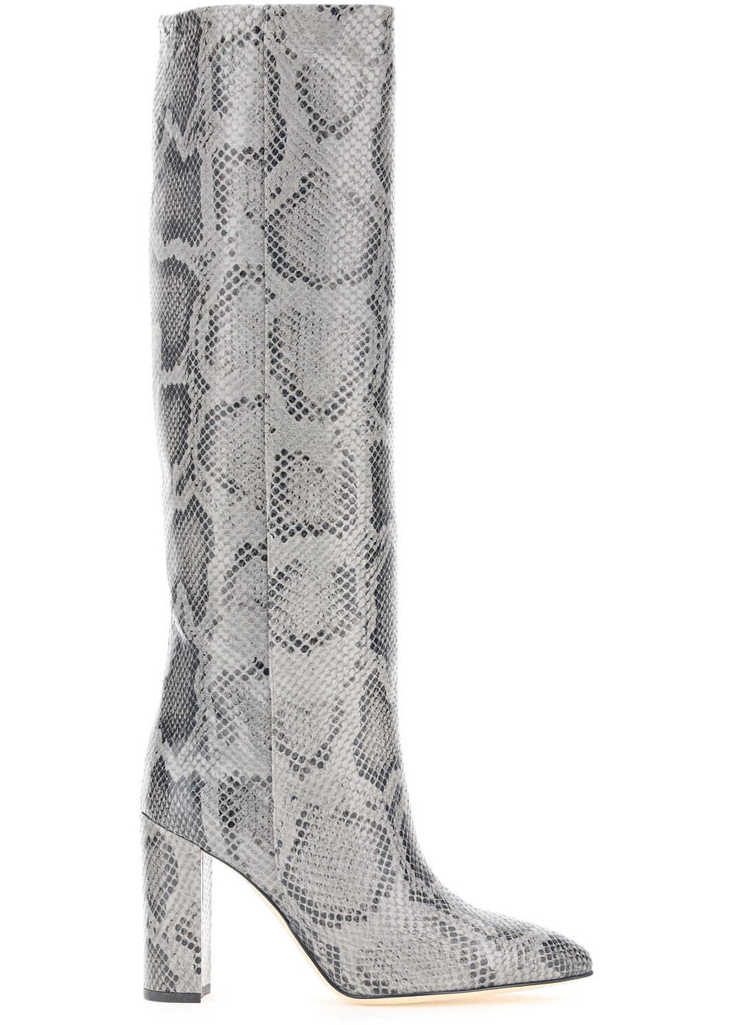 Paris Texas Python-Print Boots PX120 XPMBB GRIGIO