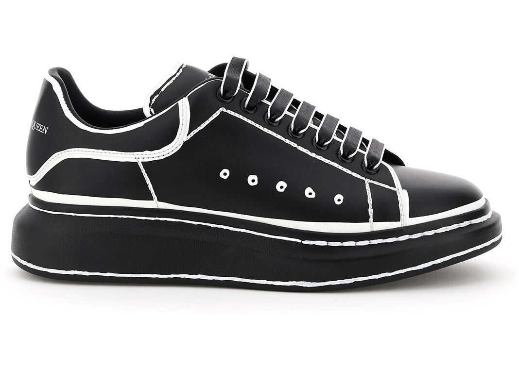 Alexander McQueen Oversize Sole Sneakers* BLACK WHITE