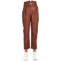 Pantaloni casual Eco leather pants "Aurelio" Femei