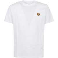 Tricouri Tiger Patch T-Shirt In White Barbati