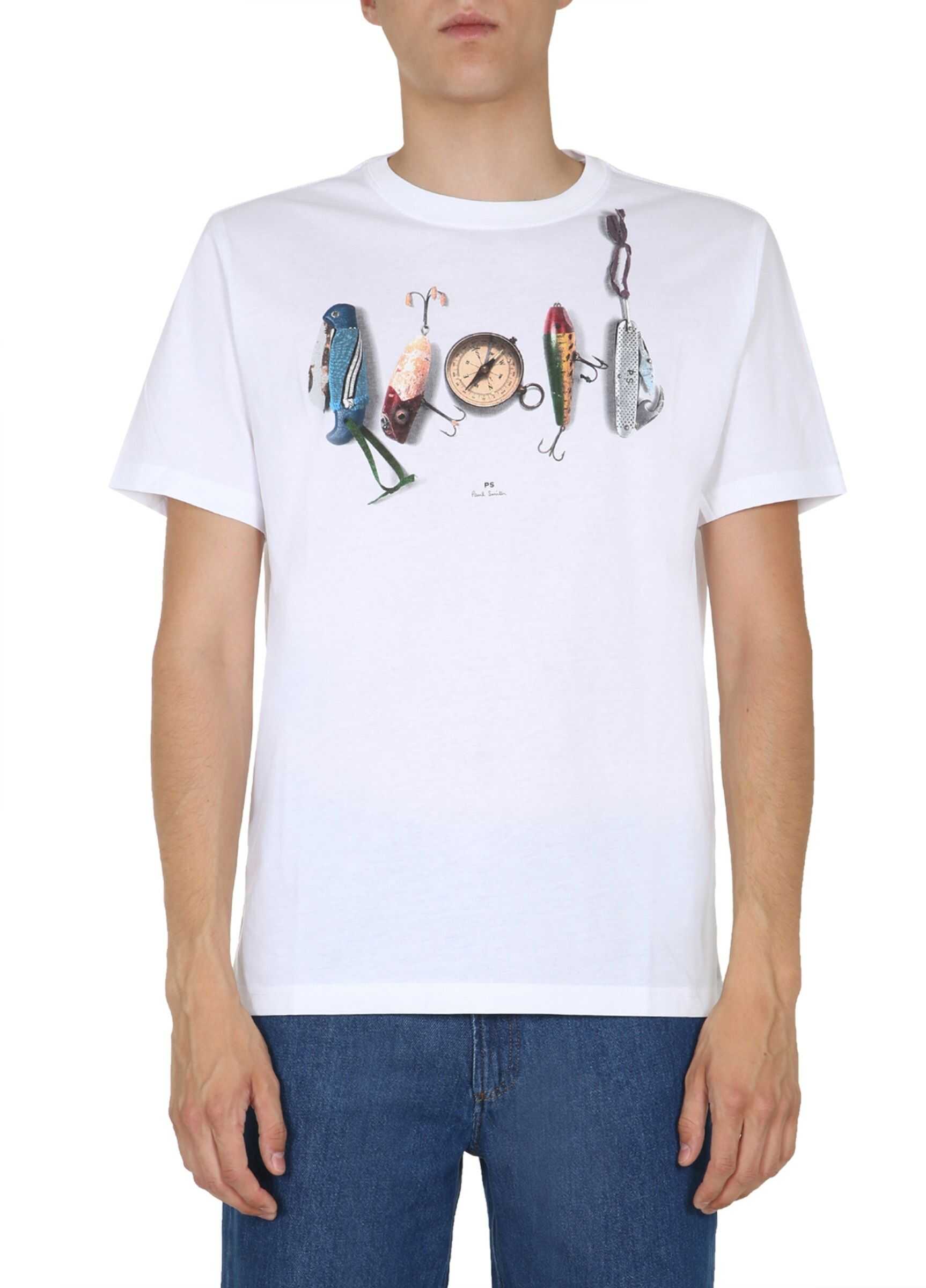 PS by Paul Smith Round Neck T-Shirt WHITE