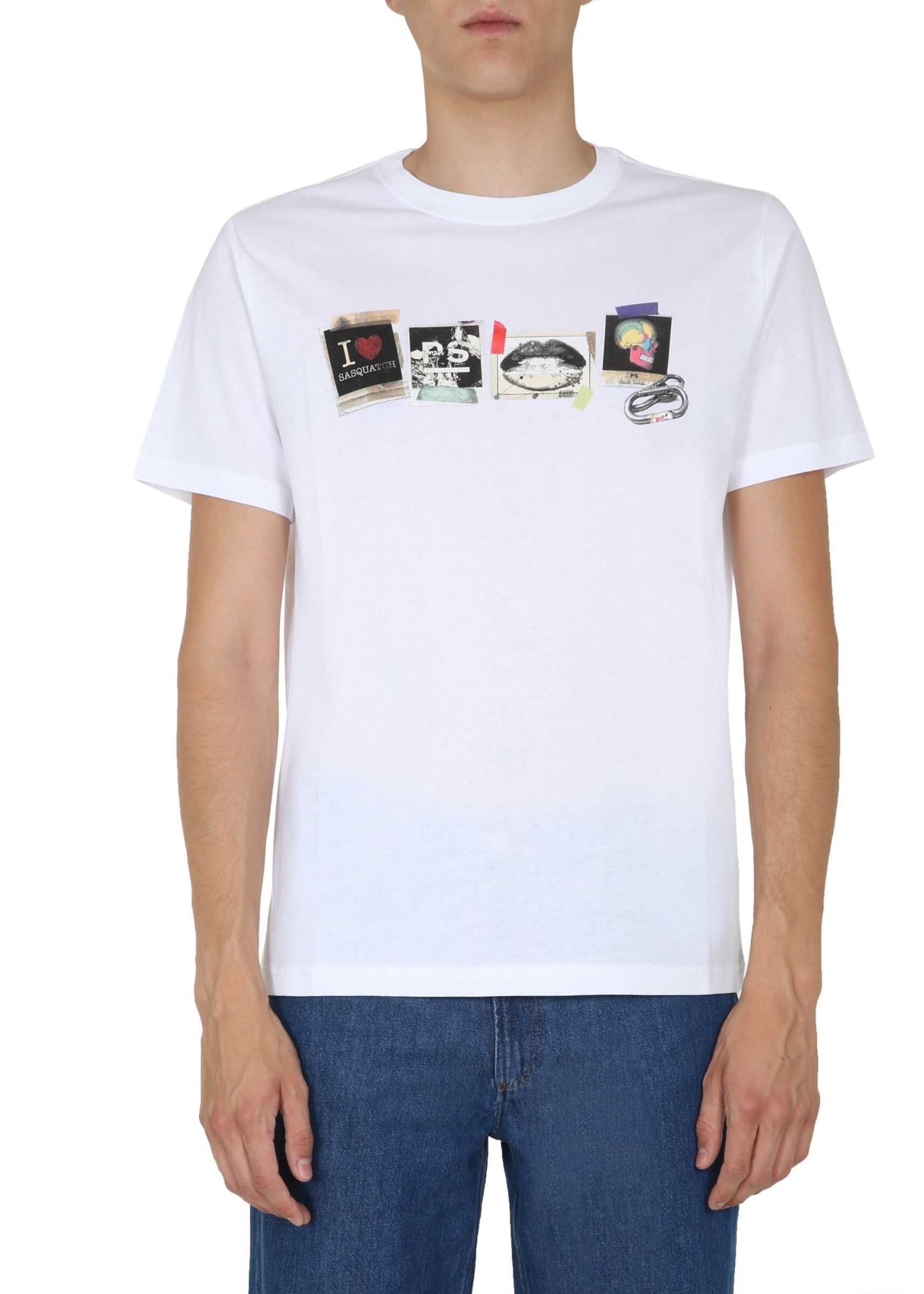 PS by Paul Smith Round Neck T-Shirt WHITE