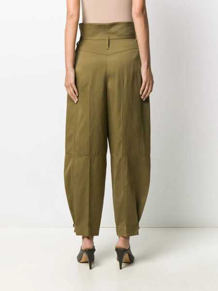 Pantaloni casual Givenchy High Waist Trousers BROWN Femei (BM 7846522) 4