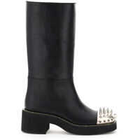 Cizme scurte Studded Leather Boots Femei