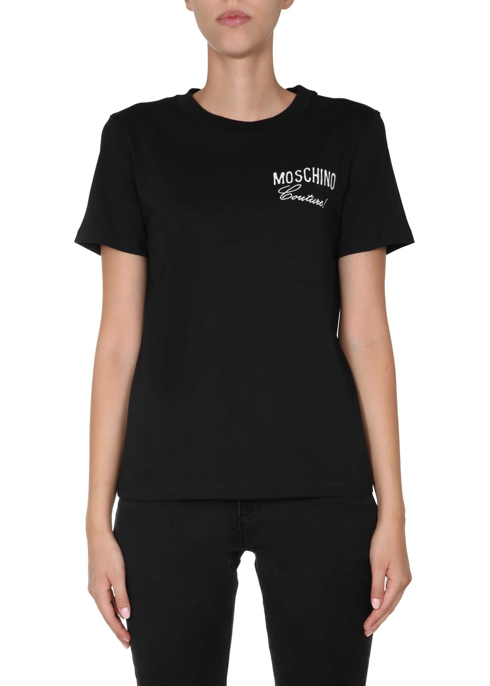 Moschino Round Neck T-Shirt BLACK