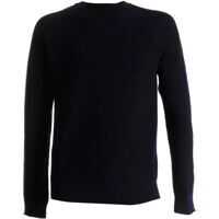 Pulovere casual Bands On The Sleeves Pullover In Blue Barbati