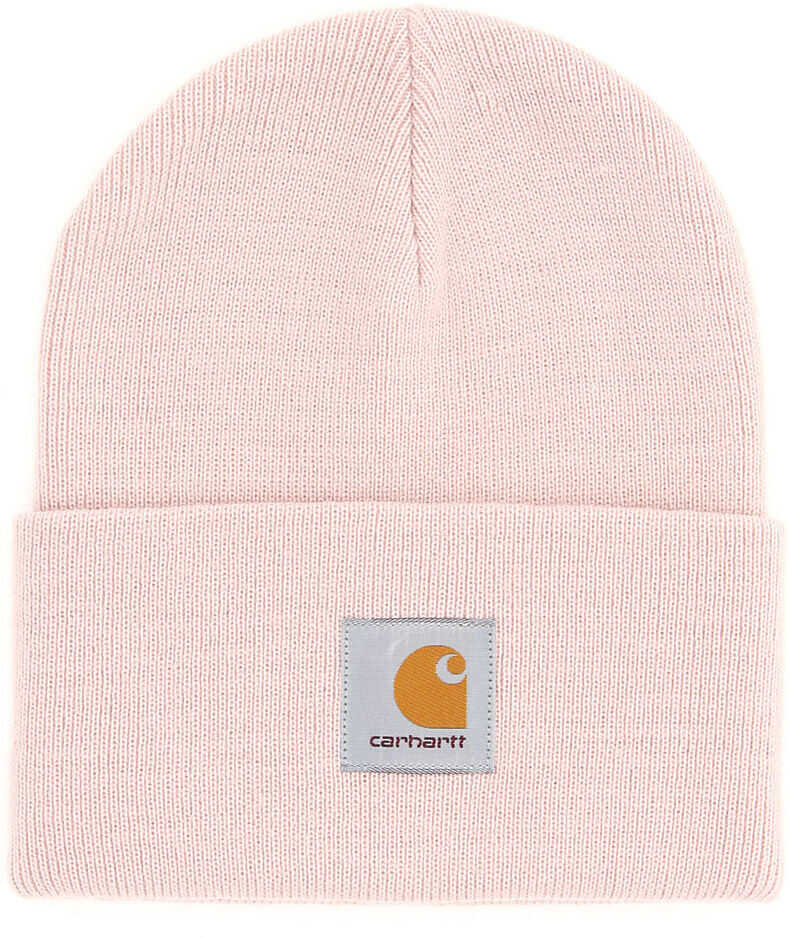 Carhartt Logo Beanie FROSTED PINK