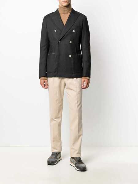 Sacouri Tonello Double-Breasted Jacket GREY Barbati (BM 7850302) 2