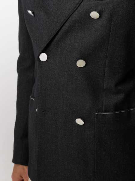 Sacouri Tonello Double-Breasted Jacket GREY Barbati (BM 7850302) 5