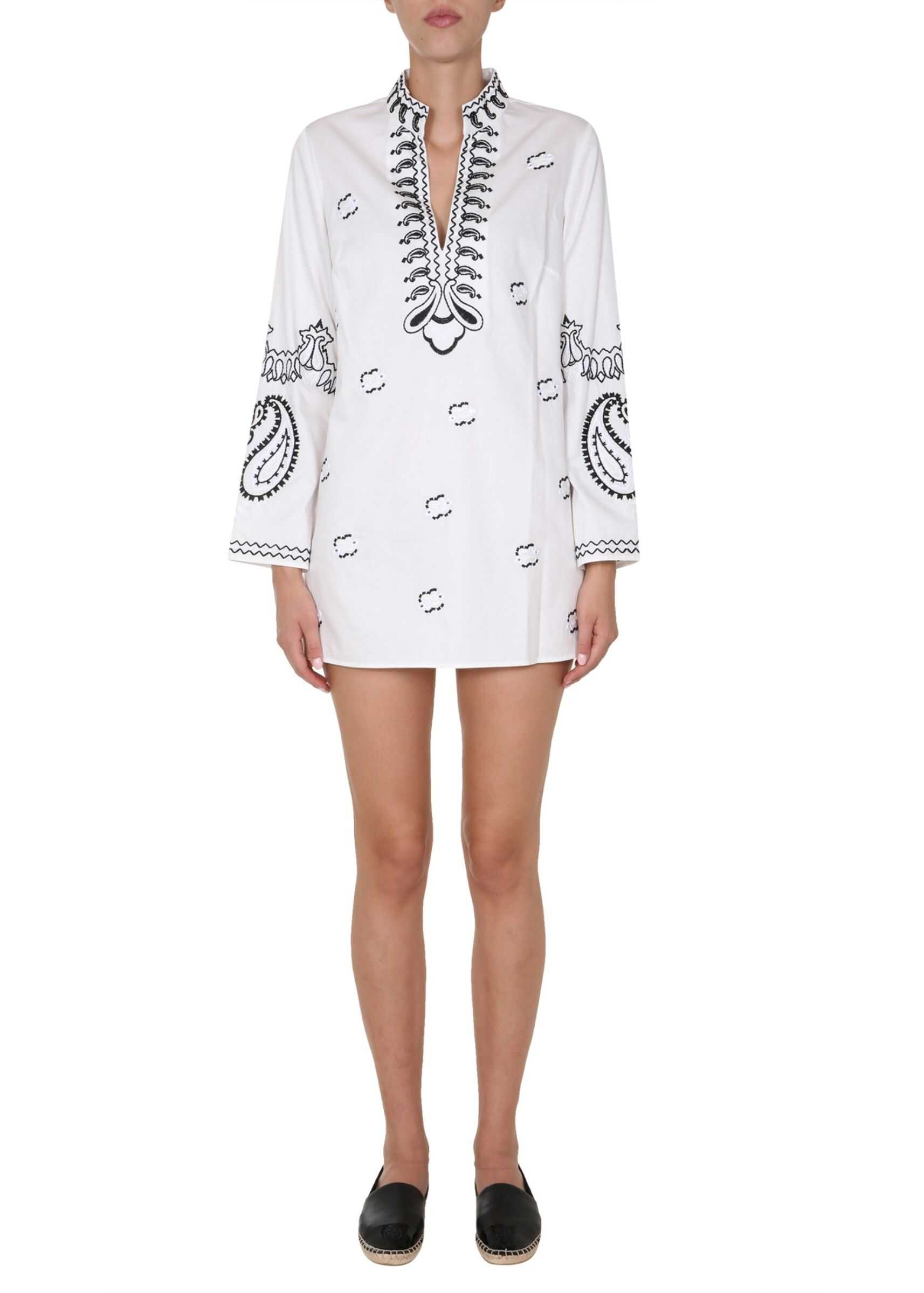 Tory Burch Embroiderd Tunic WHITE