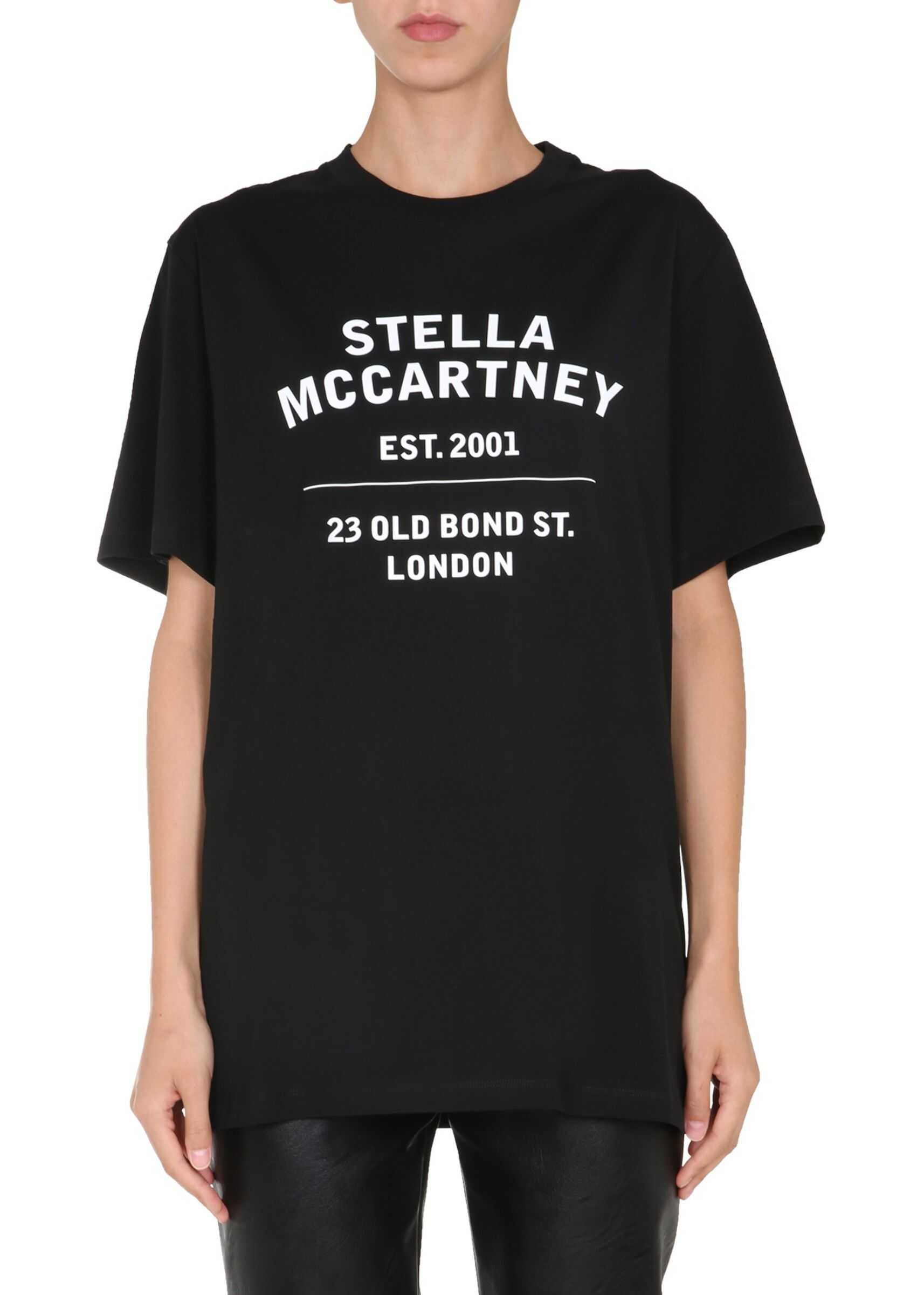 adidas by Stella McCartney Round Neck T-Shirt BLACK