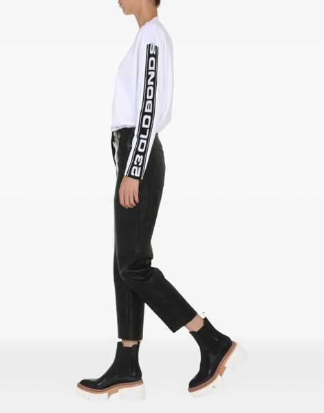 Tricouri Stella McCartney Round Neck T-Shirt WHITE Femei (BM 7850548) 2