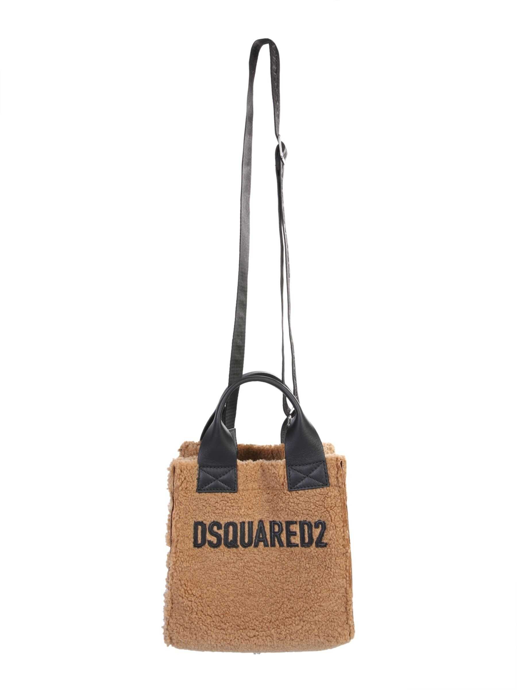 DSQUARED2 Shopping Bag With Logo BROWN