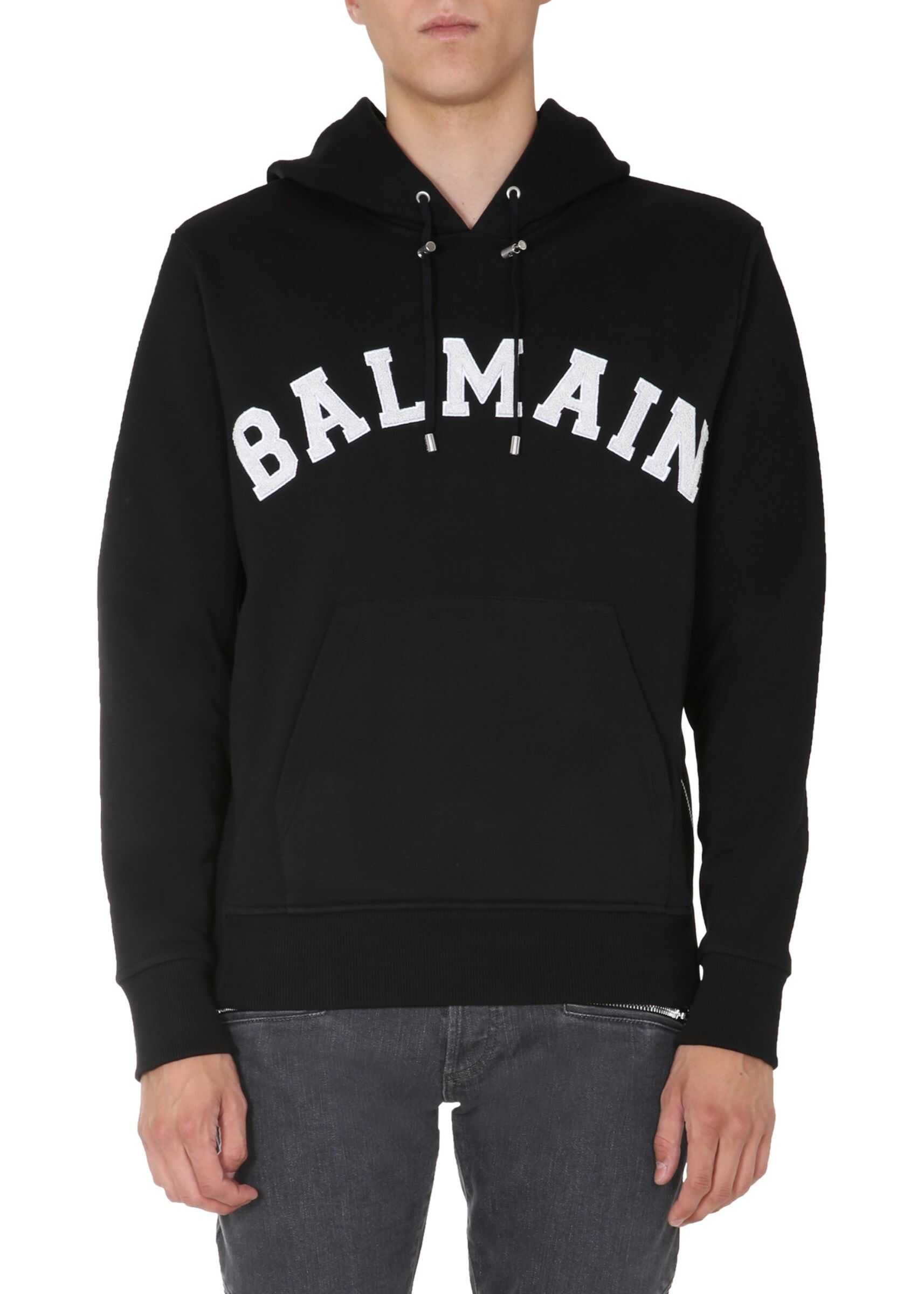 Balmain Hoodie UH13642_I377EAB BLACK