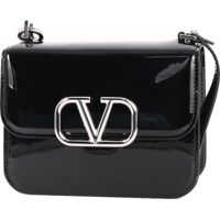 Genti tip postas V Logo Patent Bag Femei