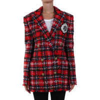 Sacouri Tartan Over Jacket Femei