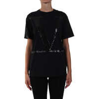 Tricouri T-Shirt V Logo Sequins Femei